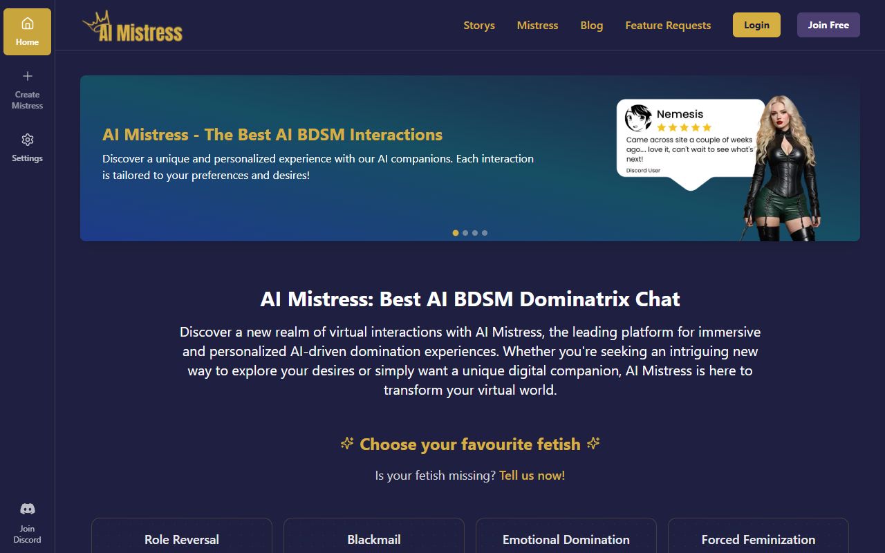 AI Mistress - AI BDSM Tools
